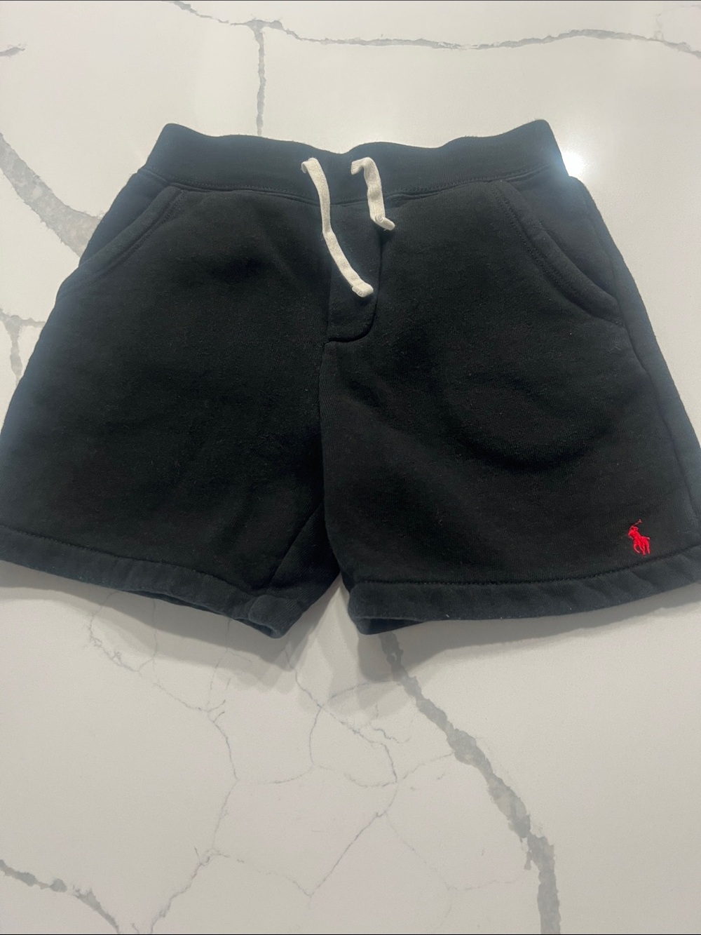 Ralph Lauren Kids Shorts Trio in Black, Navy & Light Gray - Picture 2 of 10